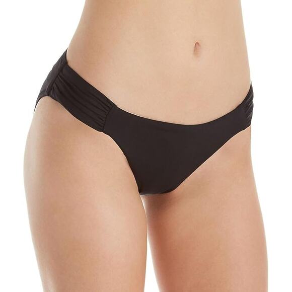 Becca by Rebecca Virtue Women's Color Code Tab Side Hipster Bikini Bottom sz S - Picture 1 of 4